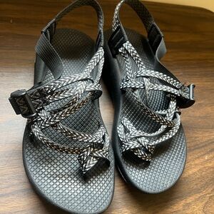 Chaco Black and Gray Sandals